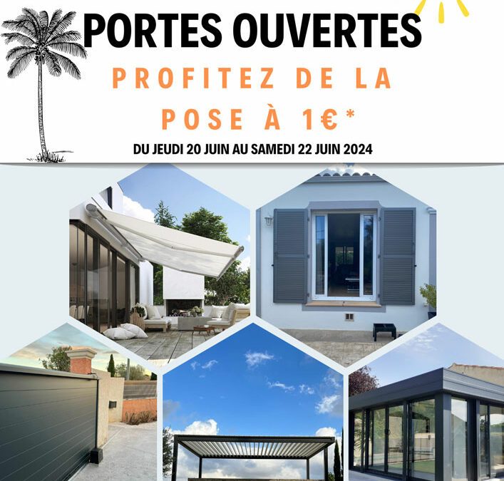 Portes ouvertes 20,21 et 22 juin 2024